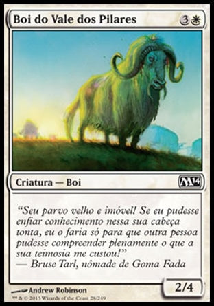 Boi do Vale dos Pilares / Pillarfield Ox - Magic: The Gathering - MoxLand