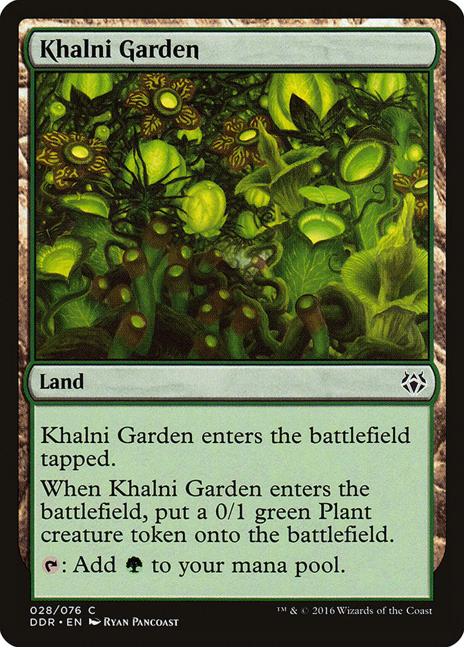 Jardim de Khalni / Khalni Garden - Magic: The Gathering - MoxLand