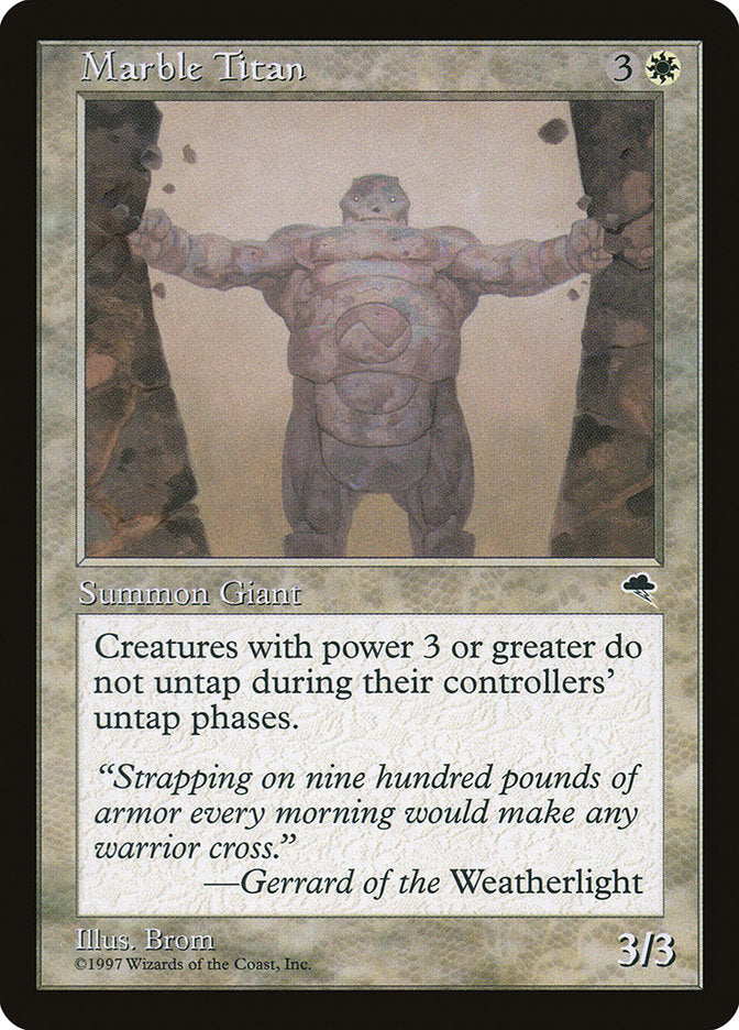 Titã de Mármore / Marble Titan - Magic: The Gathering - MoxLand