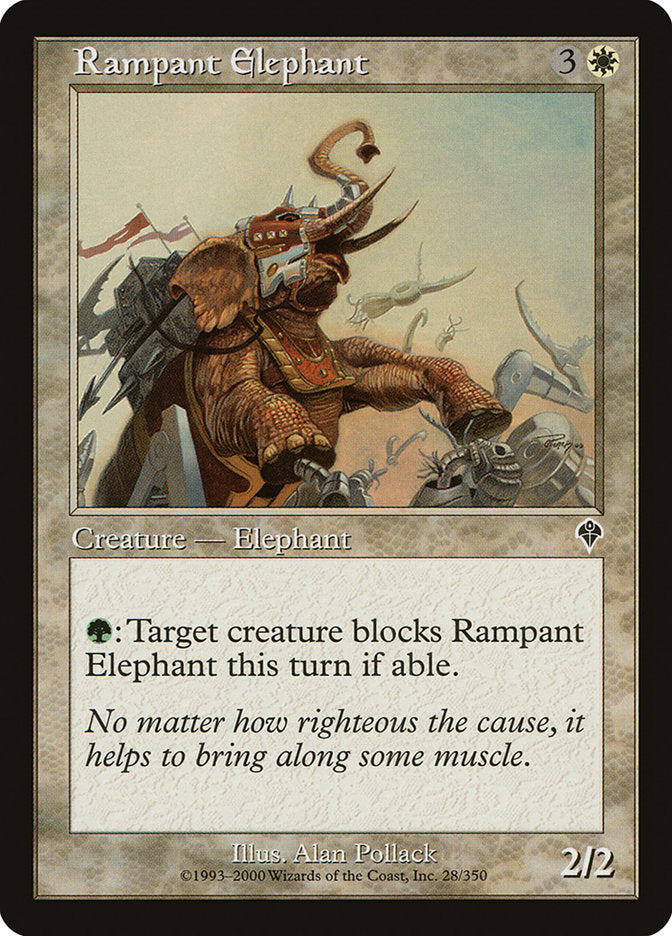 Elefante Exuberante / Rampant Elephant - Magic: The Gathering - MoxLand