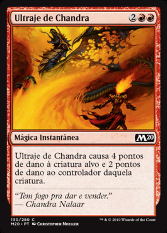 Ultraje de Chandra / Chandra's Outrage - Magic: The Gathering - MoxLand