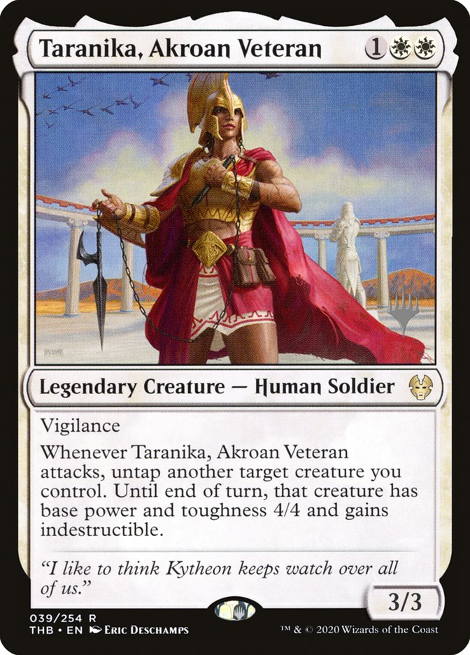 Tarânica, Veterana Acrosana / Taranika, Akroan Veteran - Magic: The Gathering - MoxLand