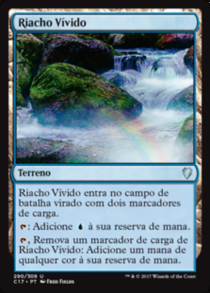 Riacho Vívido / Vivid Creek - Magic: The Gathering - MoxLand