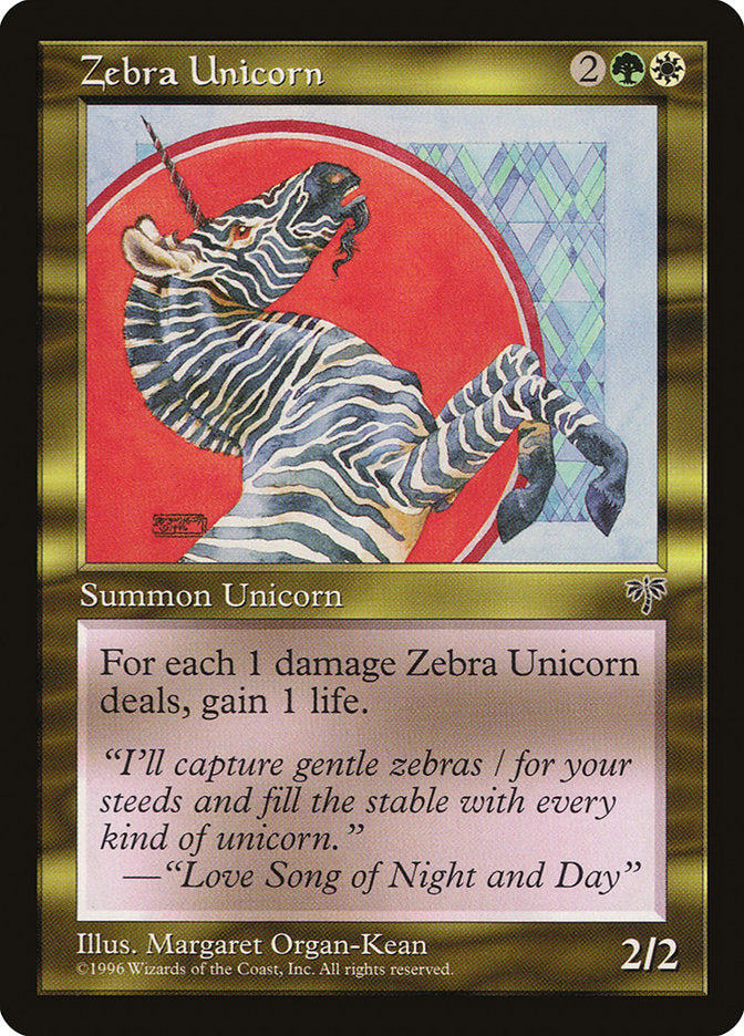 Unicórnio-Zebra / Zebra Unicorn - Magic: The Gathering - MoxLand