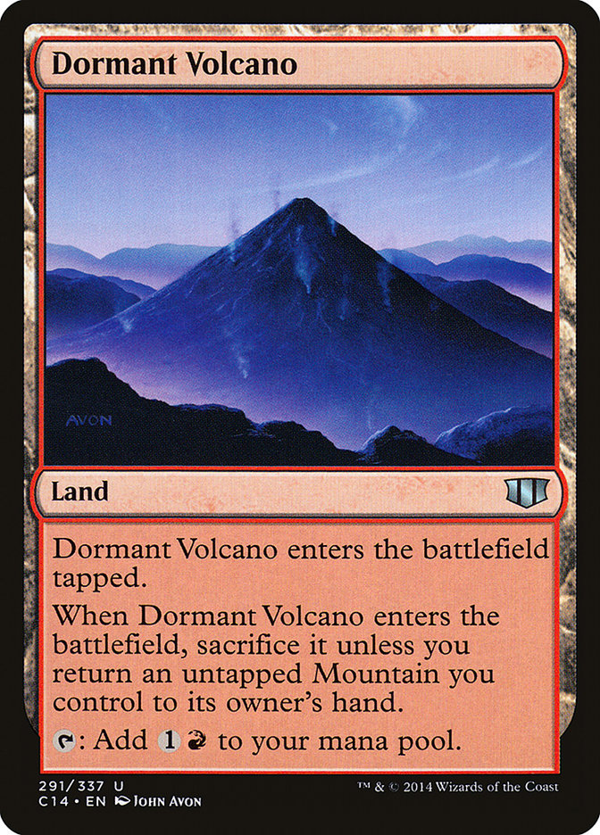 Vulcão Inativo / Dormant Volcano - Magic: The Gathering - MoxLand