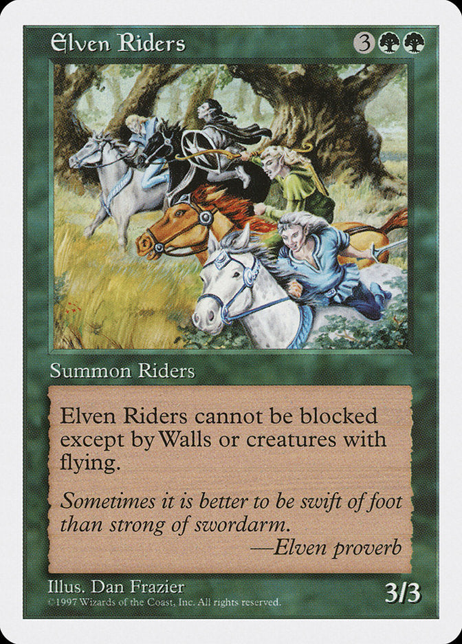 Ginetes Élficos / Elven Riders - Magic: The Gathering - MoxLand