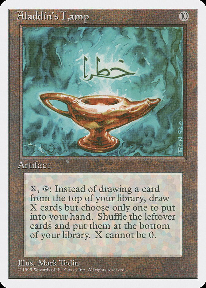 Låmpada de Aladin / Aladdin's Lamp - Magic: The Gathering - MoxLand