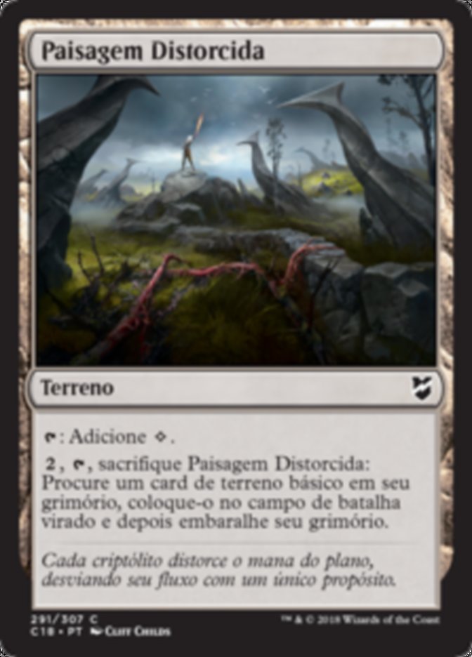 Paisagem Distorcida / Warped Landscape - Magic: The Gathering - MoxLand