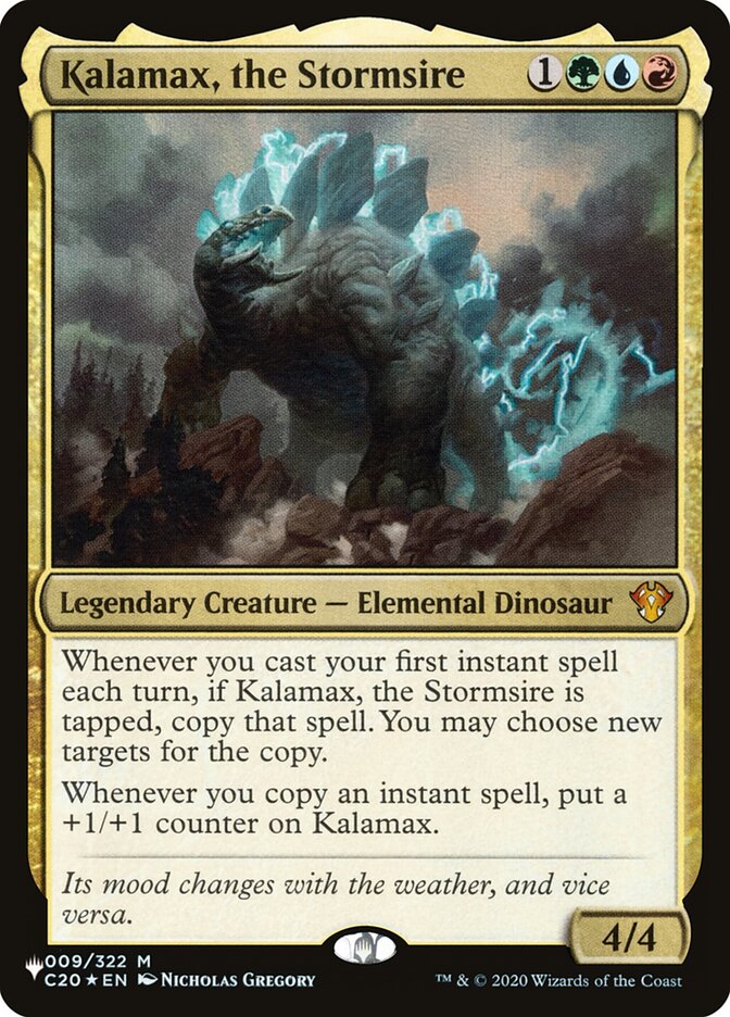 Kalamax, Criador de Tempestades / Kalamax, the Stormsire - Magic: The Gathering - MoxLand