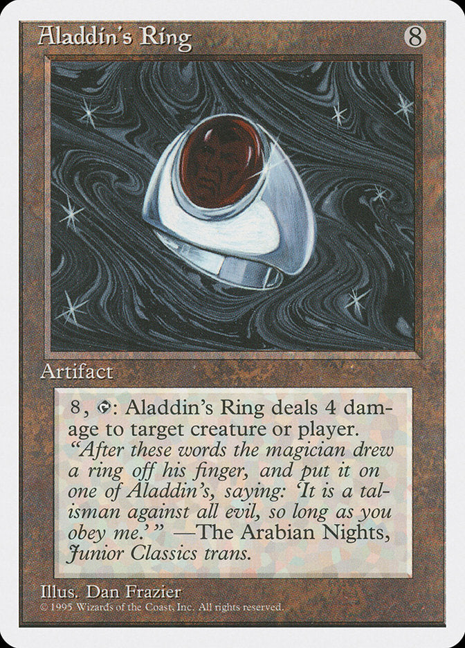 Anel de Aladim / Aladdin's Ring - Magic: The Gathering - MoxLand