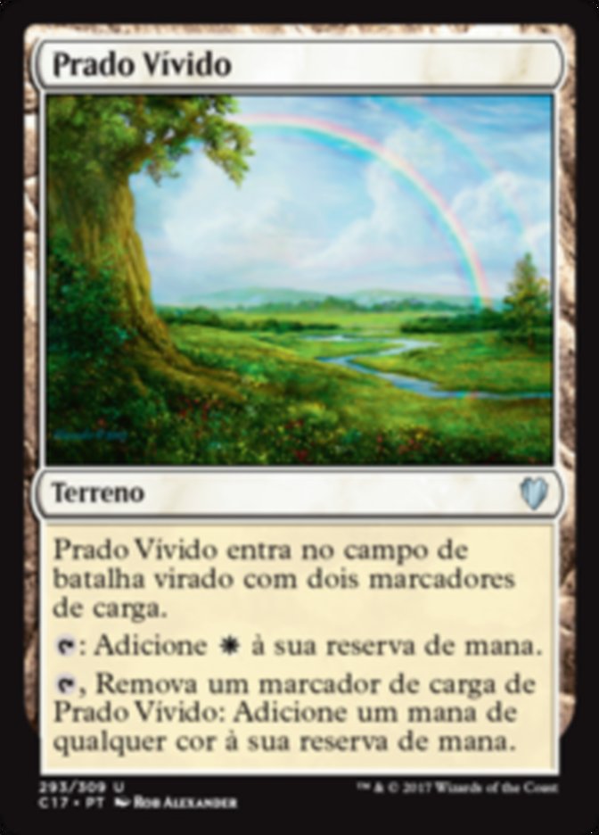 Prado Vívido / Vivid Meadow - Magic: The Gathering - MoxLand