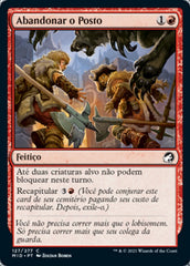 Abandonar o Posto / Abandon the Post - Magic: The Gathering - MoxLand