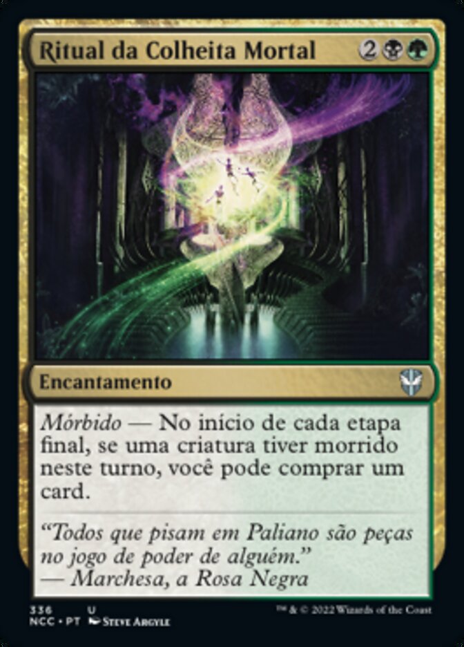 Ritual da Colheita Mortal / Deathreap Ritual - Magic: The Gathering - MoxLand