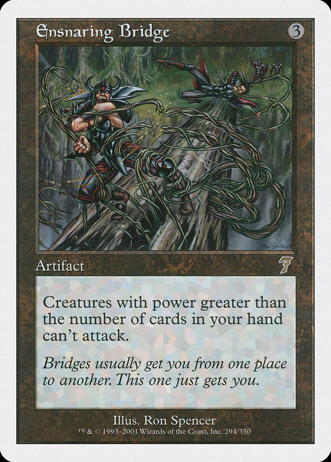 Ponte Traiçoeira / Ensnaring Bridge - Magic: The Gathering - MoxLand