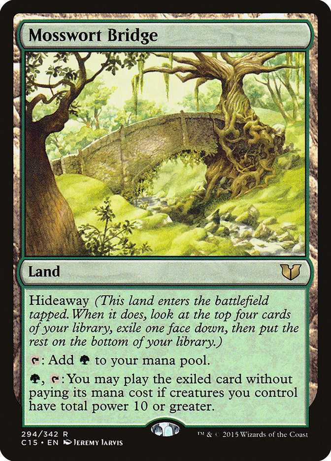 Ponte Musgomosto / Mosswort Bridge - Magic: The Gathering - MoxLand