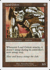 Golem de Chumbo / Lead Golem - Magic: The Gathering - MoxLand