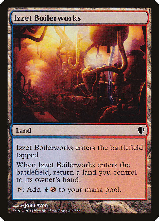 Fábrica de Caldeira Izzet / Izzet Boilerworks - Magic: The Gathering - MoxLand