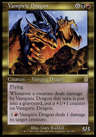 Dragão Vampírico / Vampiric Dragon - Magic: The Gathering - MoxLand