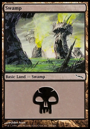 Pântano / Swamp - Magic: The Gathering - MoxLand