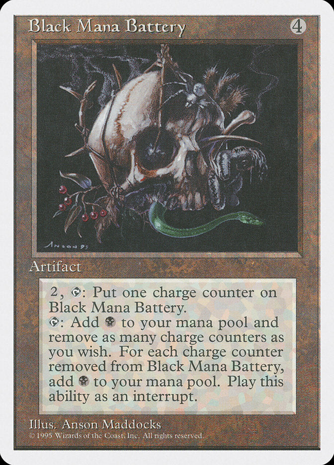 Bateria de Mana Preta / Black Mana Battery - Magic: The Gathering - MoxLand