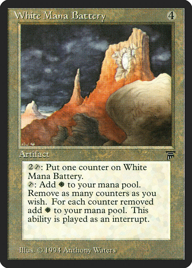 Bateria de Mana Branco / White Mana Battery - Magic: The Gathering - MoxLand