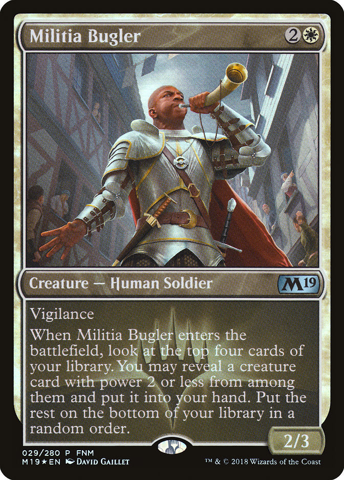 Corneteiro da Milícia / Militia Bugler - Magic: The Gathering - MoxLand