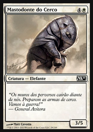 Mastodonte do Cerco / Siege Mastodon - Magic: The Gathering - MoxLand