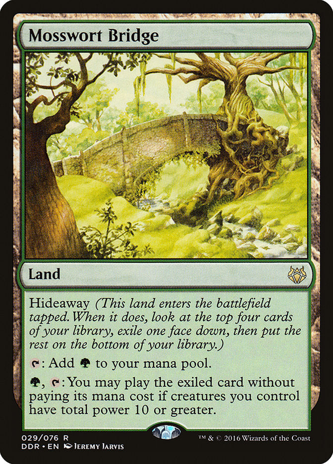 Ponte Musgomosto / Mosswort Bridge - Magic: The Gathering - MoxLand