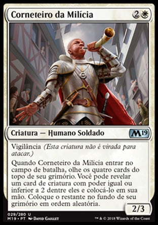 Corneteiro da Milícia / Militia Bugler - Magic: The Gathering - MoxLand