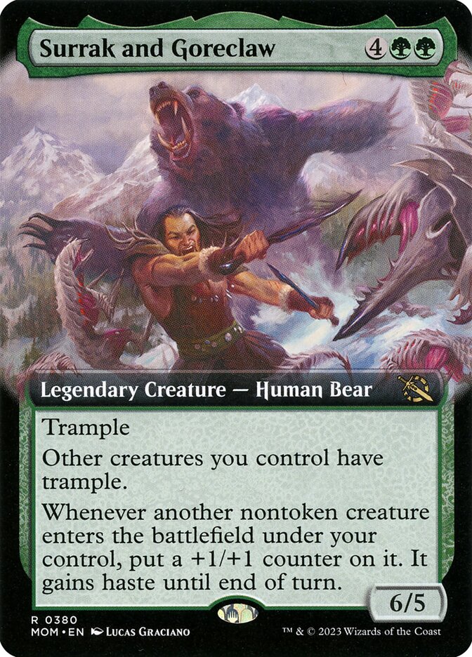 Surrak e Garra Cruenta / Surrak and Goreclaw - Magic: The Gathering - MoxLand