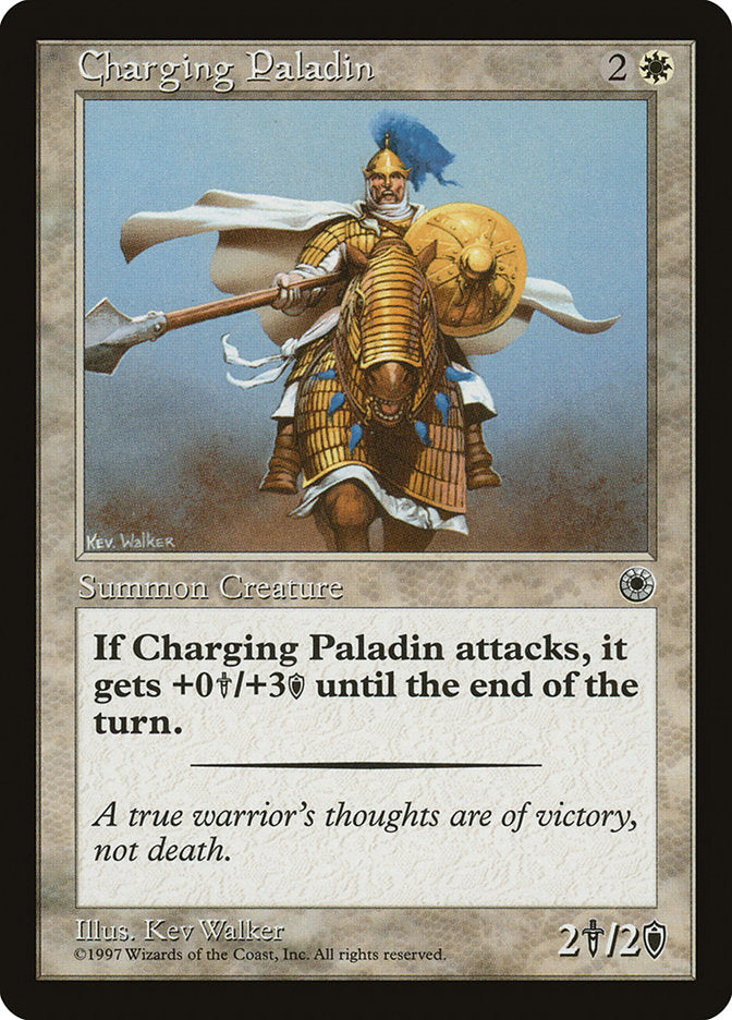 Paladino Atacante / Charging Paladin - Magic: The Gathering - MoxLand