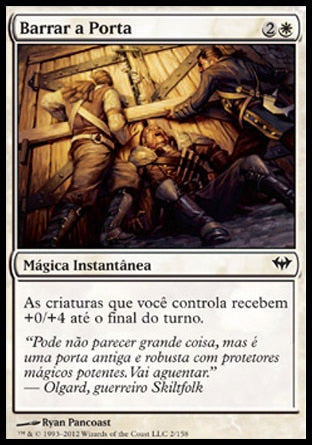 Barrar a Porta / Bar the Door - Magic: The Gathering - MoxLand