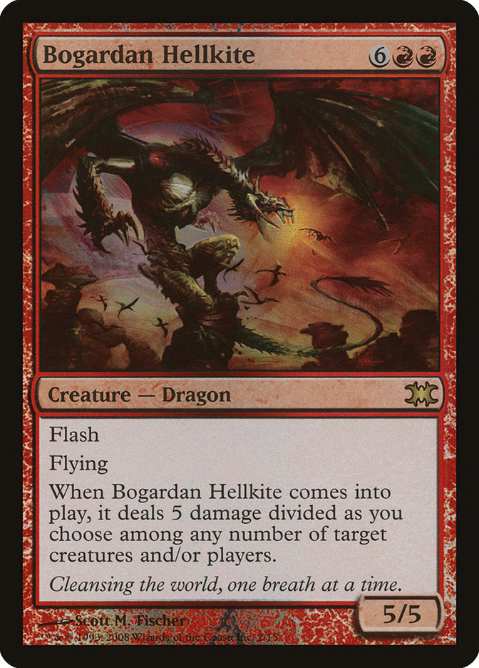 Dragão Avérneo de Bogardan / Bogardan Hellkite - Magic: The Gathering - MoxLand