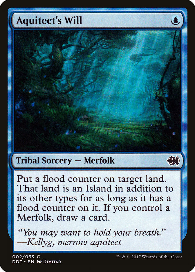 Determinação do Aquateto / Aquitect's Will - Magic: The Gathering - MoxLand