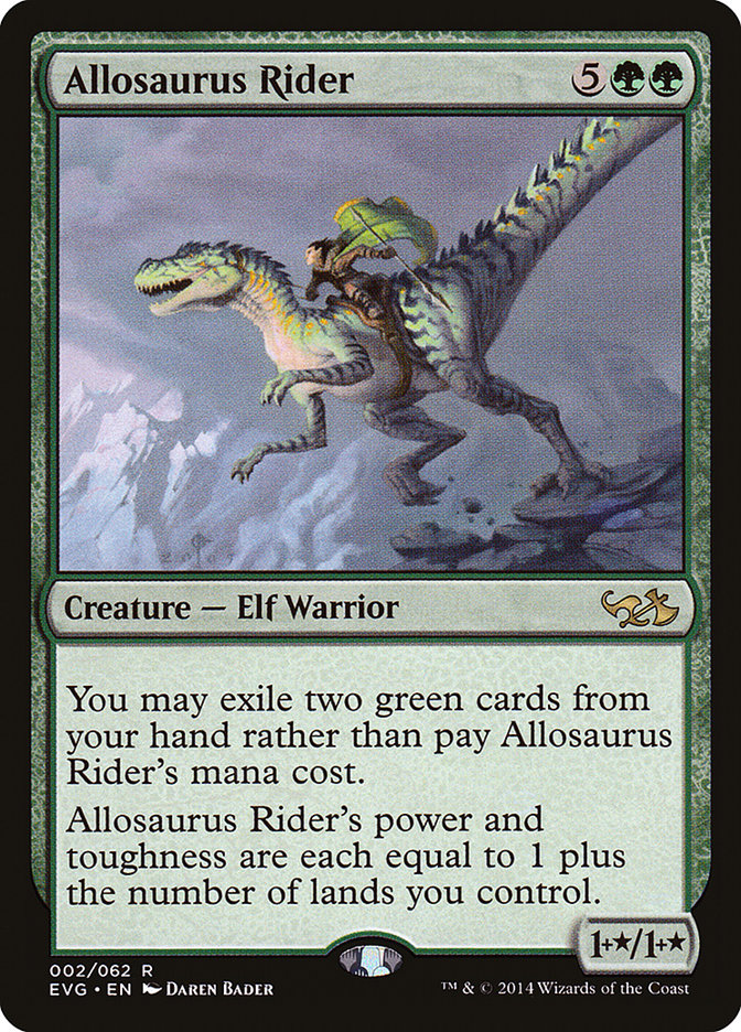 Ginete de Alossauro / Allosaurus Rider - Magic: The Gathering - MoxLand