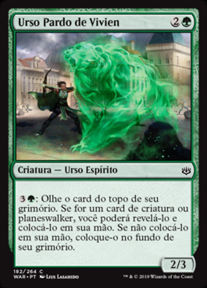 Urso Pardo de Vivien / Vivien's Grizzly - Magic: The Gathering - MoxLand