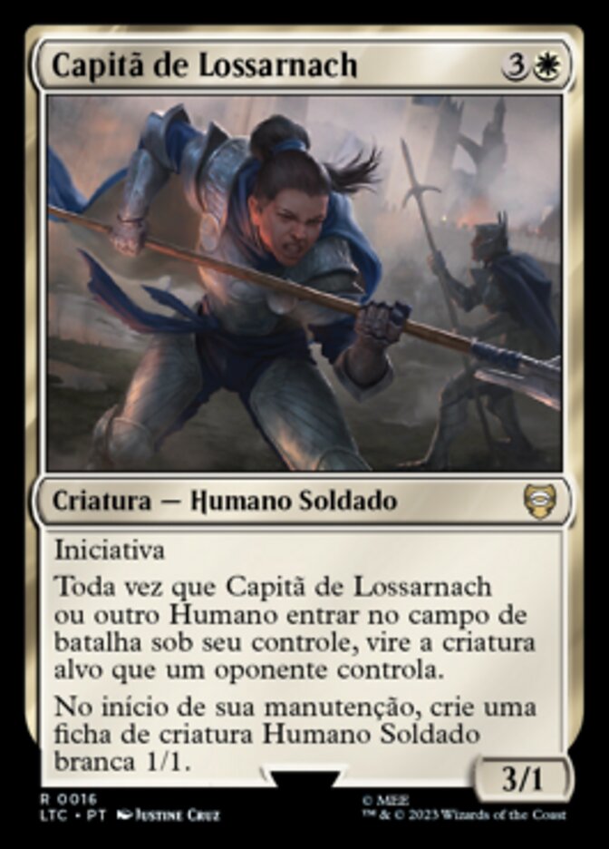 Capitã de Lossarnach / Lossarnach Captain - Magic: The Gathering - MoxLand