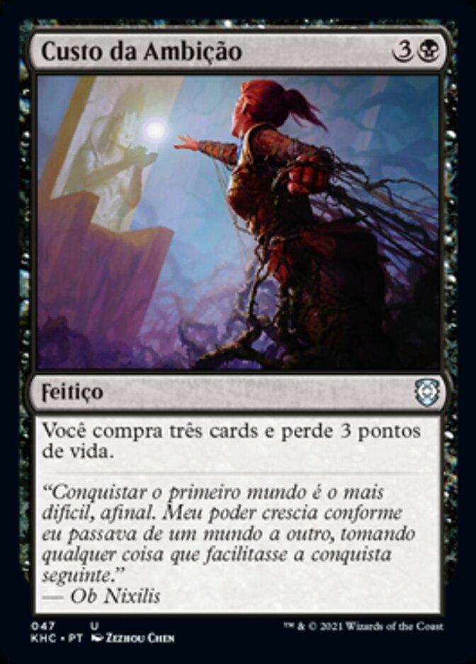 Custo da Ambição / Ambition's Cost - Magic: The Gathering - MoxLand