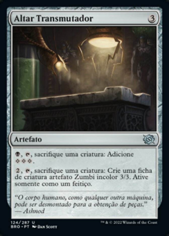 Altar Transmutador / Transmogrant Altar - Magic: The Gathering - MoxLand