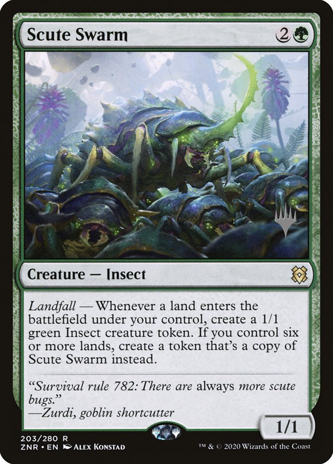 Enxame de Cascudos / Scute Swarm - Magic: The Gathering - MoxLand