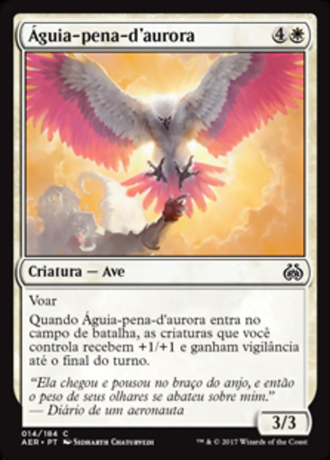 Águia-pena-d'aurora / Dawnfeather Eagle - Magic: The Gathering - MoxLand