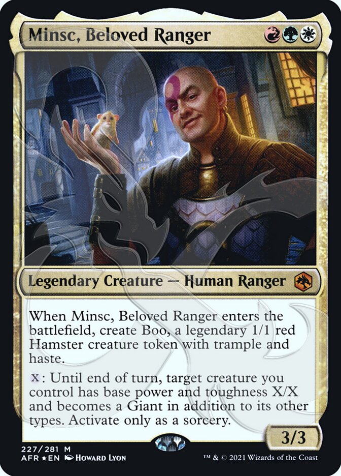 Minsc, Guardião Adorado / Minsc, Beloved Ranger - Magic: The Gathering - MoxLand