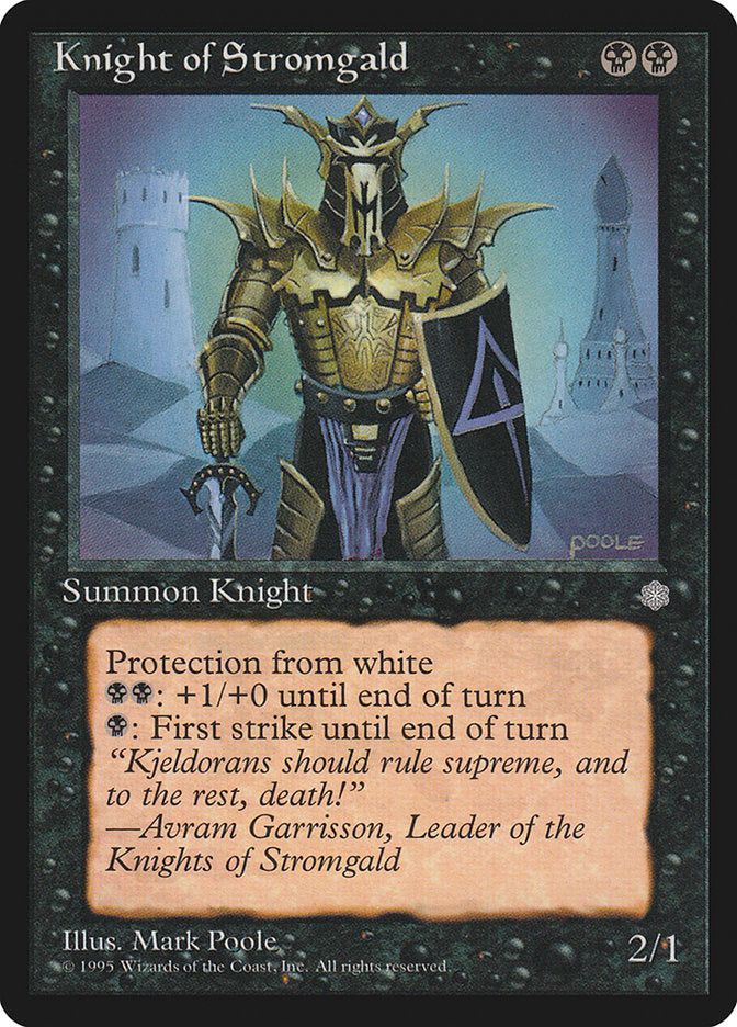 Cavaleiro de Stromgald / Knight of Stromgald - Magic: The Gathering - MoxLand