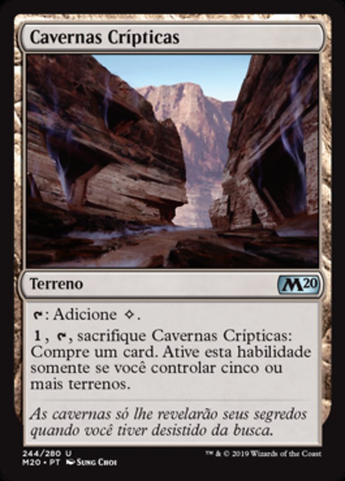 Cavernas Crípticas / Cryptic Caves - Magic: The Gathering - MoxLand