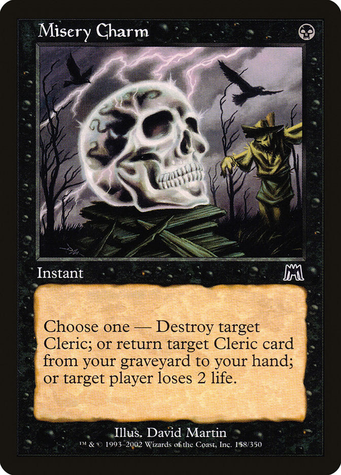 Medalhão da Miséria / Misery Charm - Magic: The Gathering - MoxLand