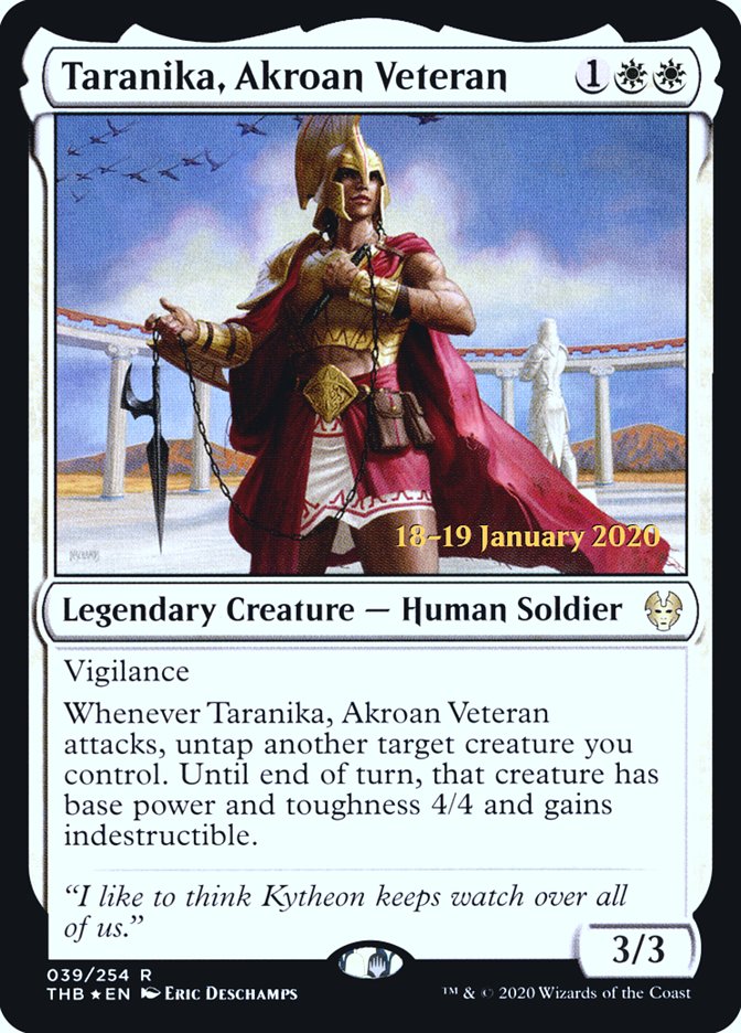 Tarânica, Veterana Acrosana / Taranika, Akroan Veteran - Magic: The Gathering - MoxLand