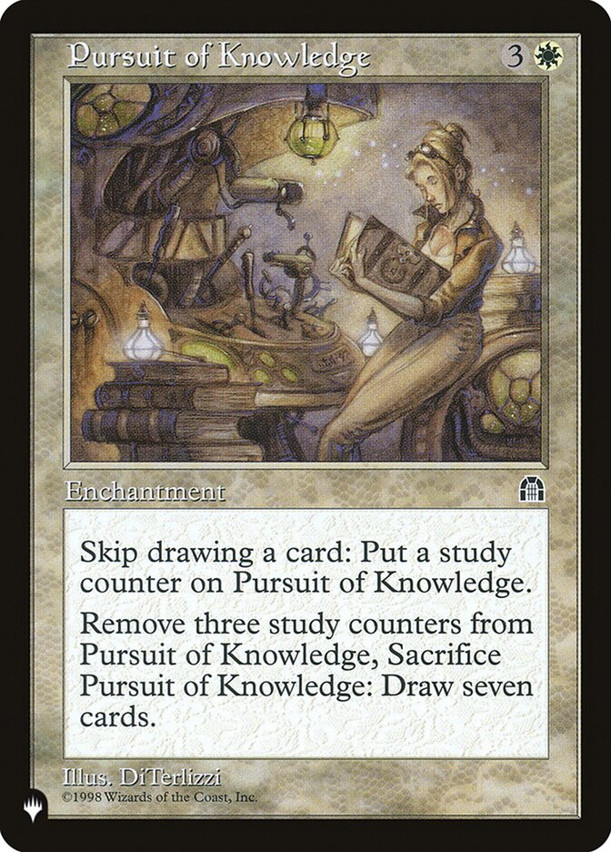 Busca do Conhecimento / Pursuit of Knowledge - Magic: The Gathering - MoxLand