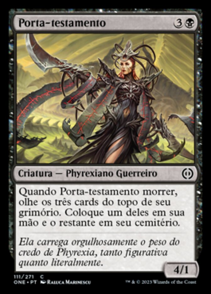 Porta-testamento / Testament Bearer - Magic: The Gathering - MoxLand