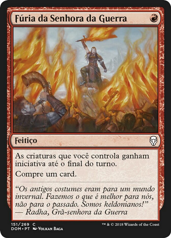 Fúria da Senhora da Guerra / Warlord's Fury - Magic: The Gathering - MoxLand