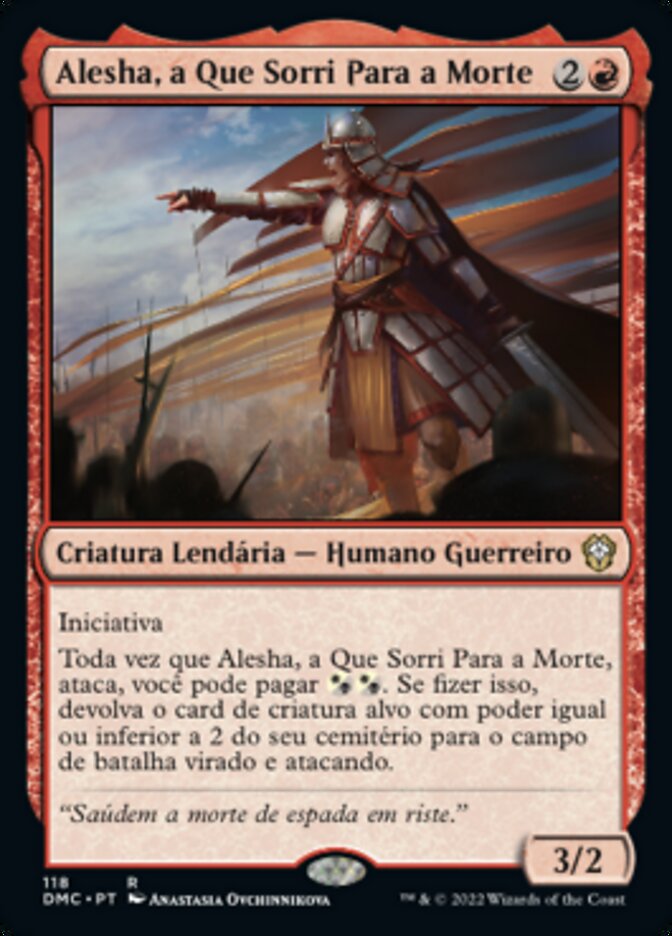 Alesha, a Que Sorri Para a Morte / Alesha, Who Smiles at Death - Magic: The Gathering - MoxLand